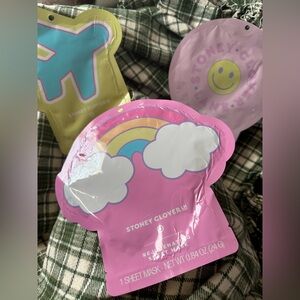STONEY CLOVER MASKS (3) 🙂✈️🌈☁️